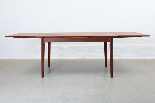1960s extending teak dining table by H. Sign & Søn