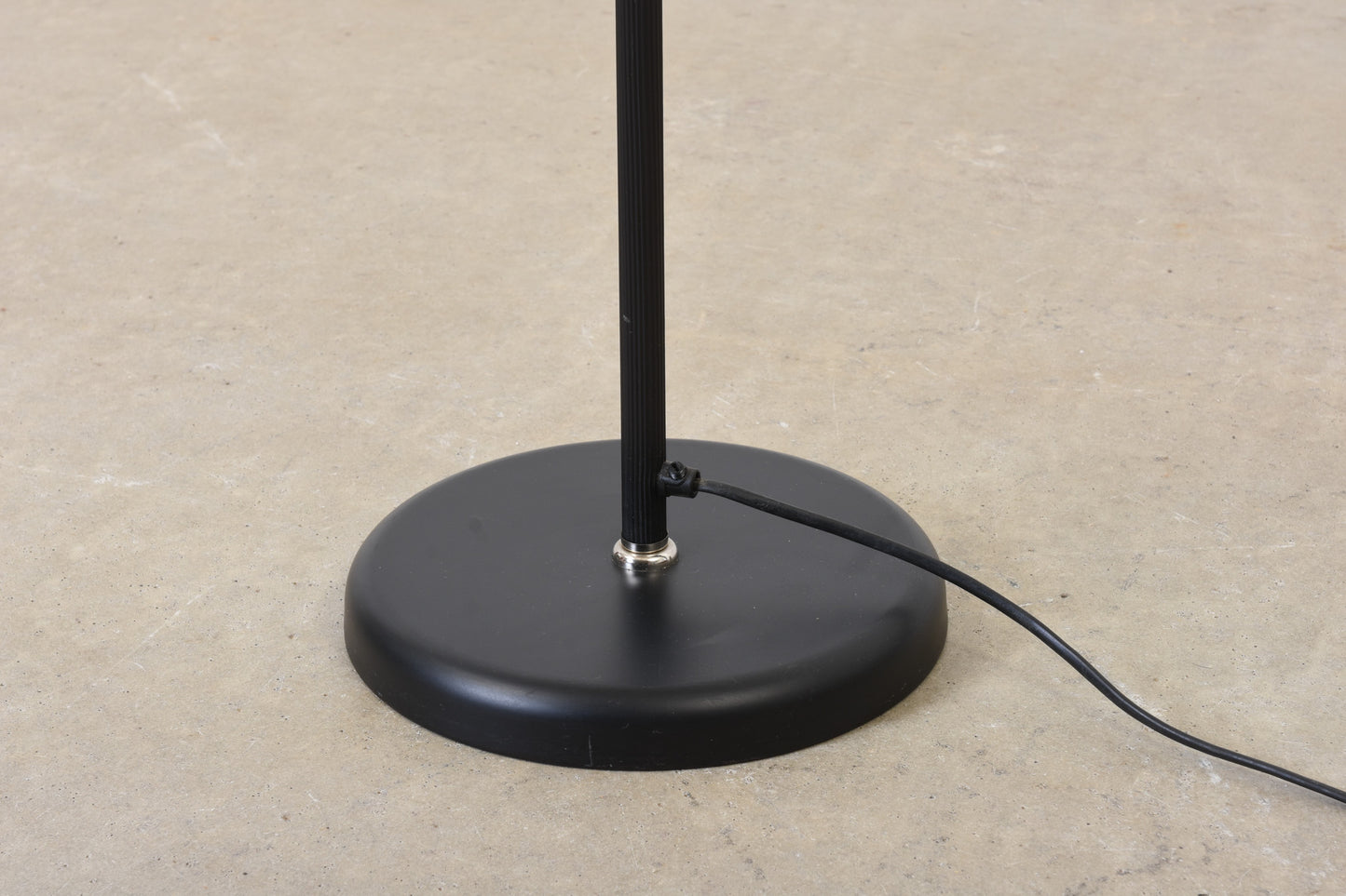 1980s Danish floor lamp with concertina shade