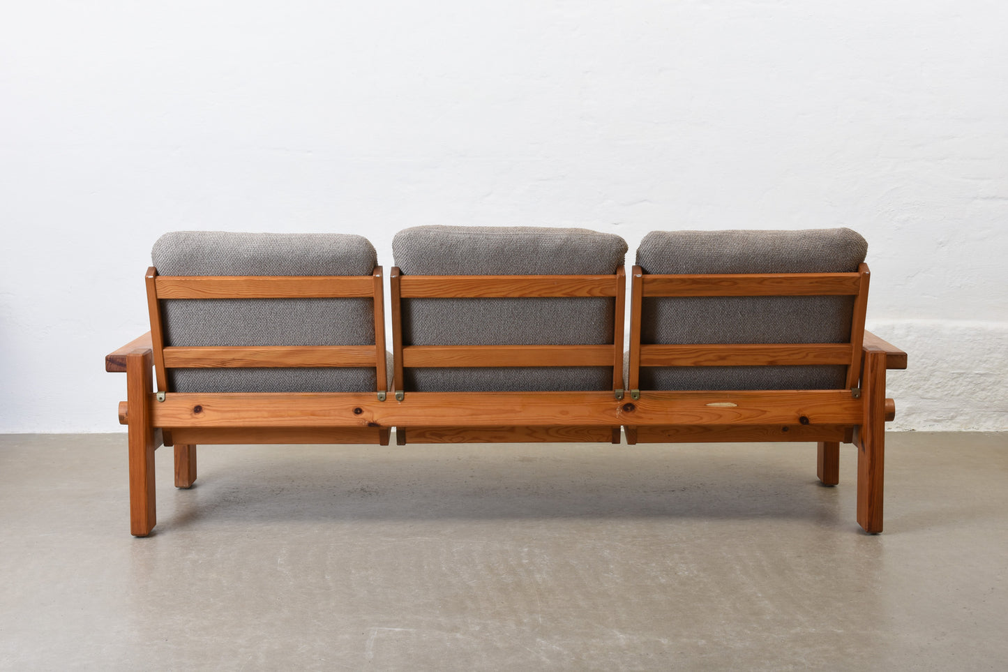 1970s three seat sofa by Yngve Ekström