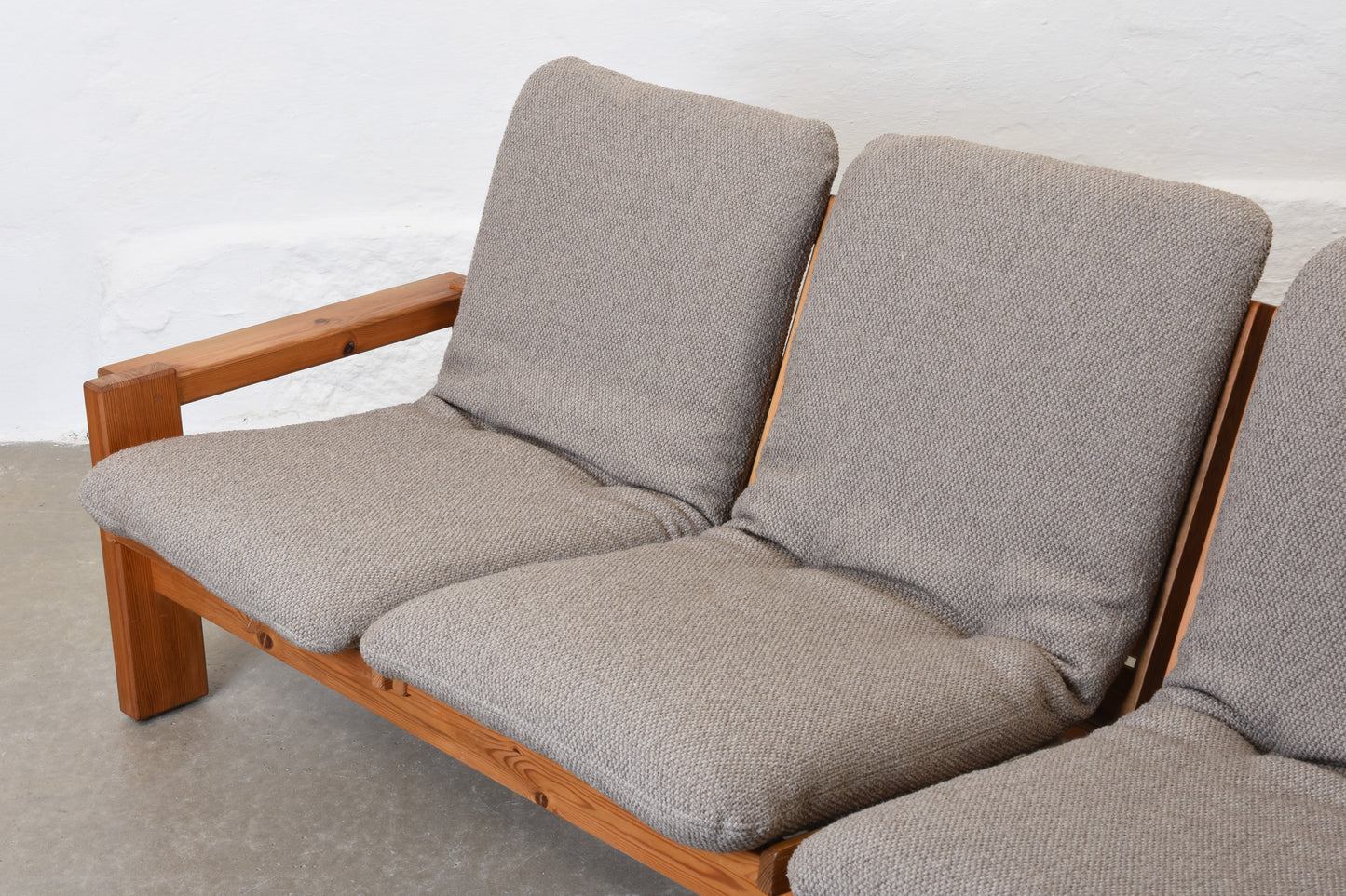 1970s three seat sofa by Yngve Ekström