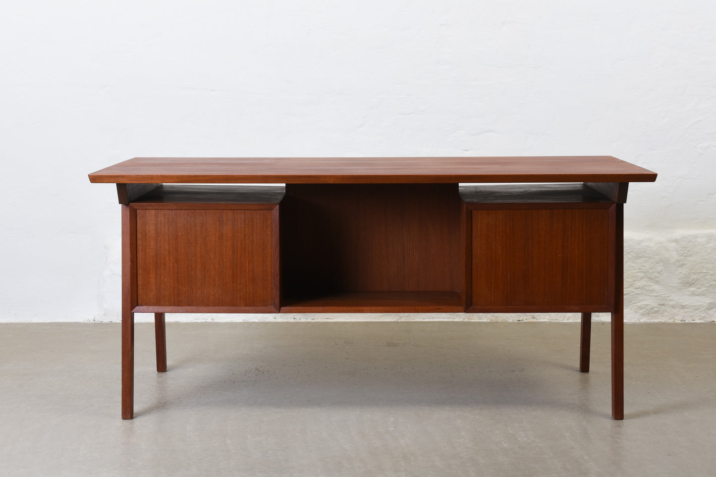 1960s teak executive desk