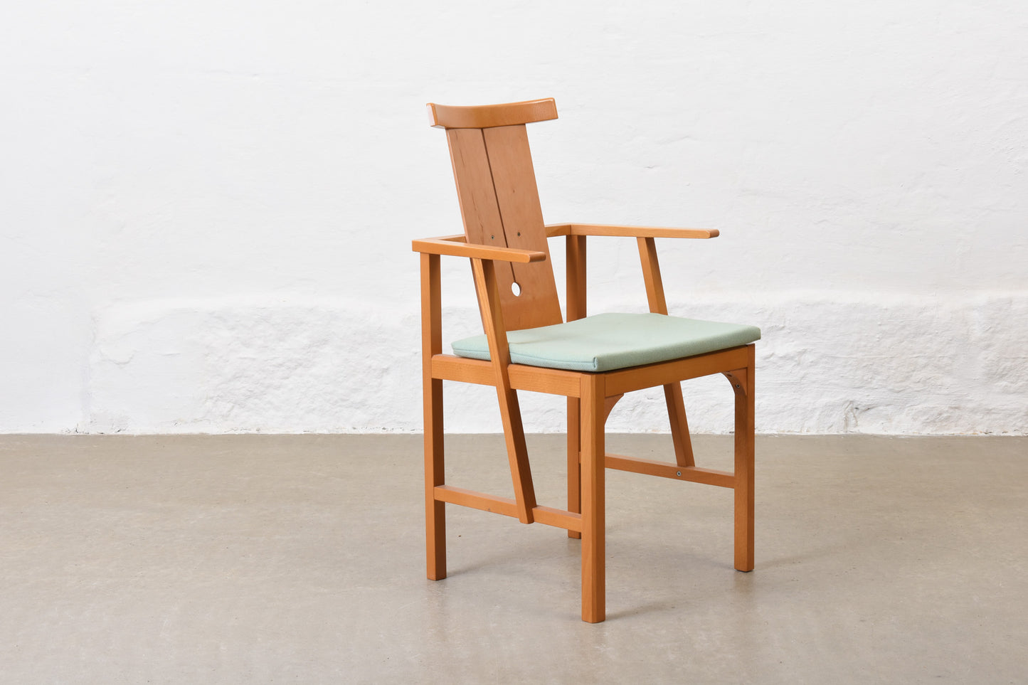 1990s beech armchair by Ture Liss & Lars Mossberg