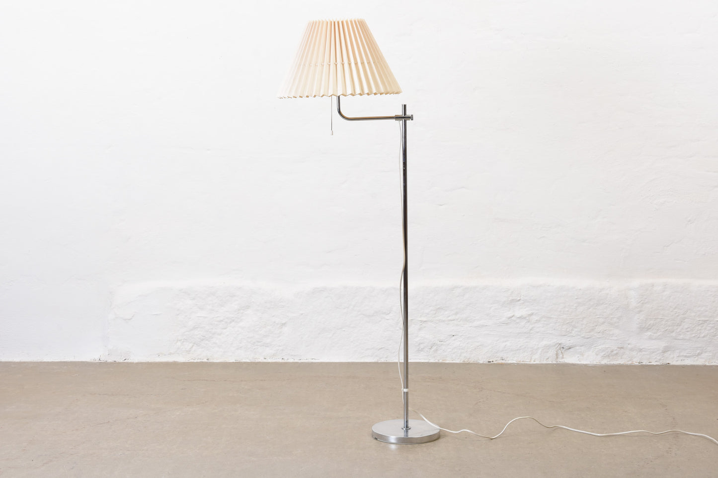 1980s metal floor lamp by Bergboms