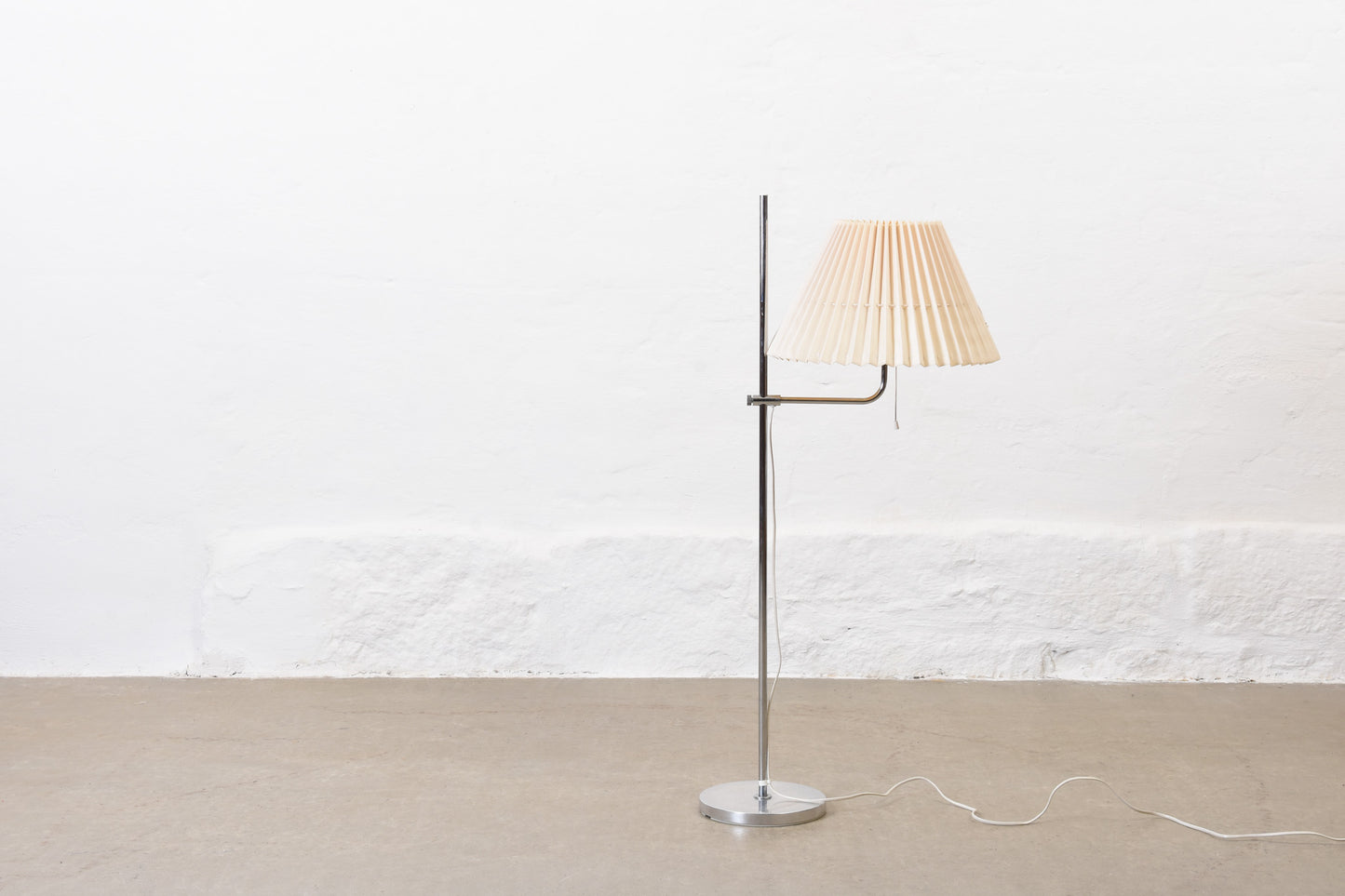 1980s metal floor lamp by Bergboms