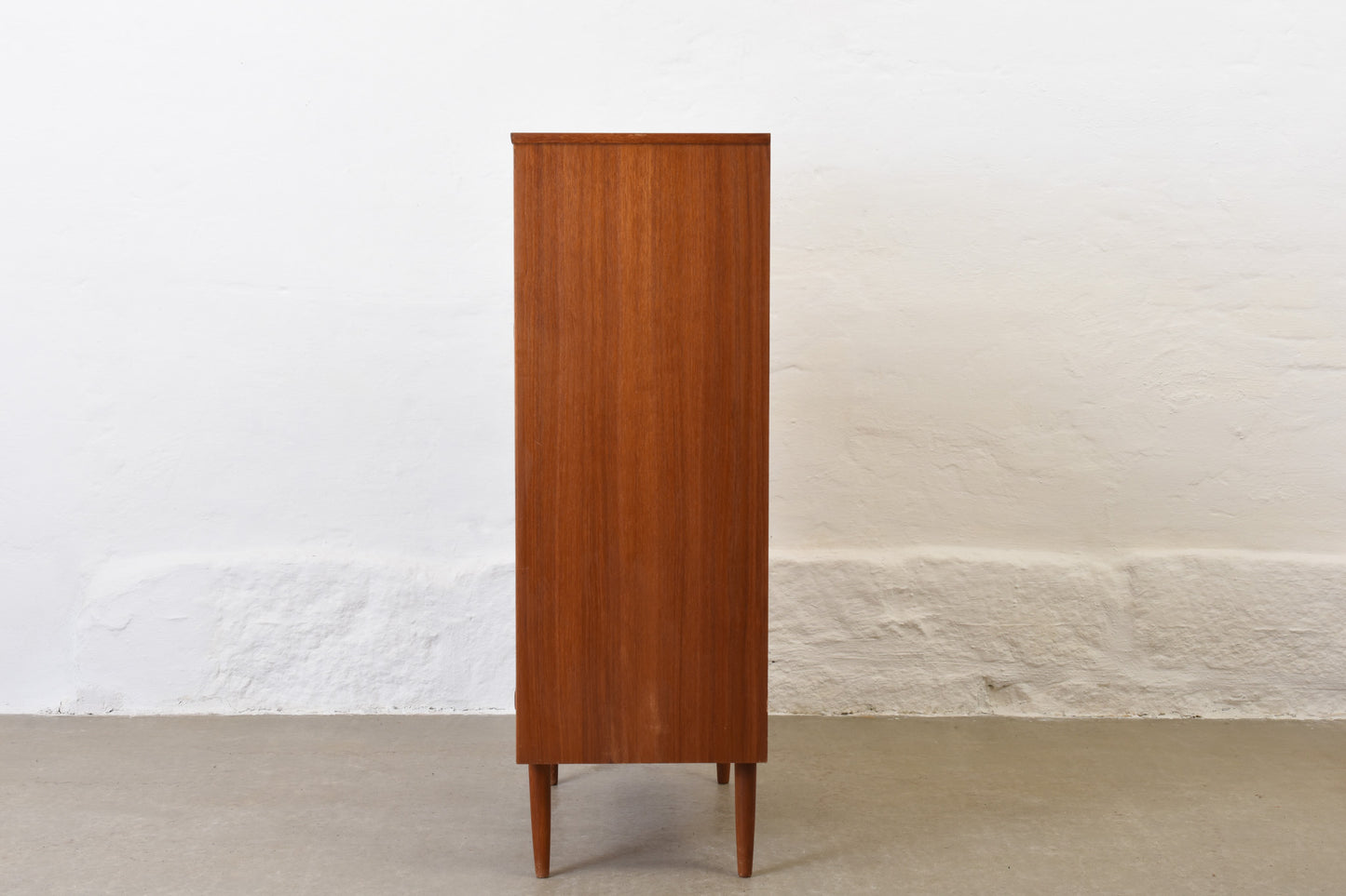 1960s teak chest of eight drawers