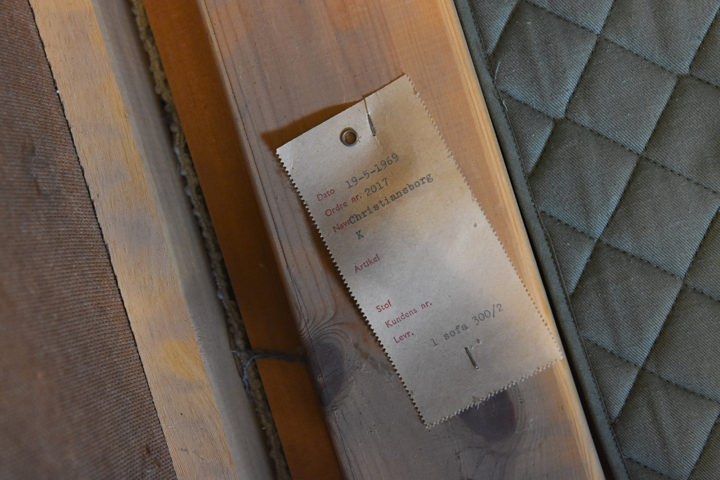 Newly reupholstered: 1960s two seat sofa by Hans Wegner