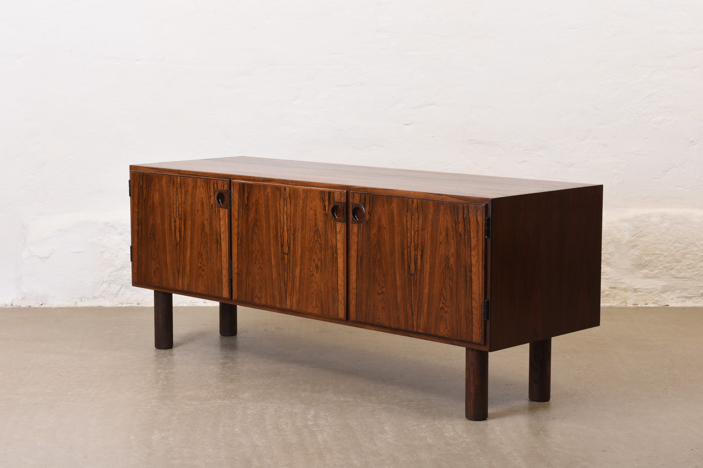 1960s low sideboard in rosewood
