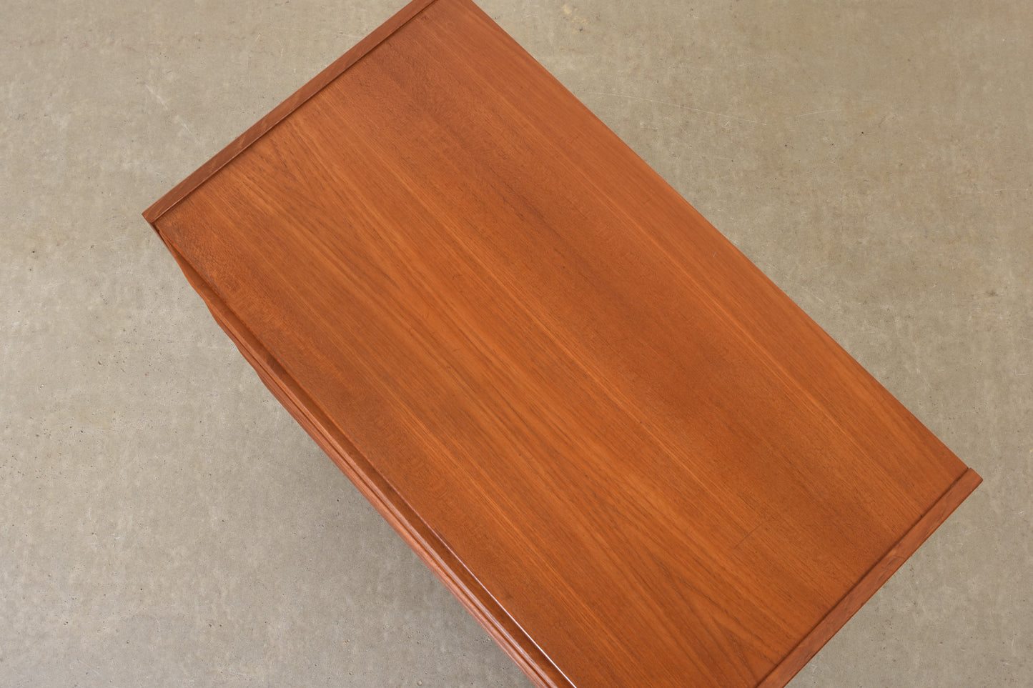 1960s low chest in teak