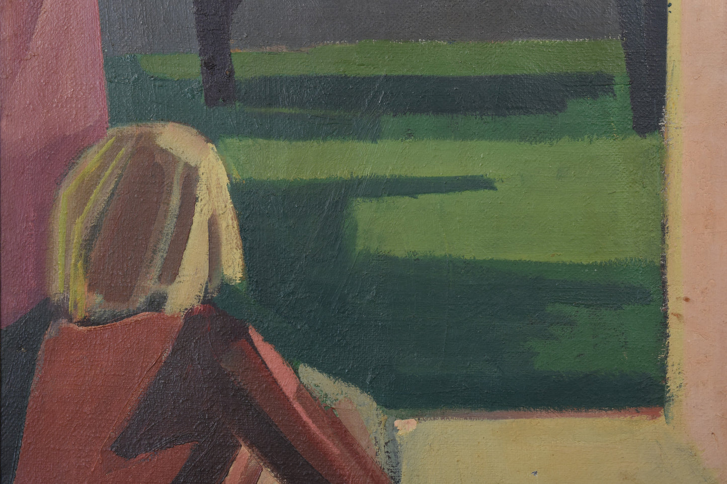 Oil painting by Marcell Wernegreen Jensen - 1945