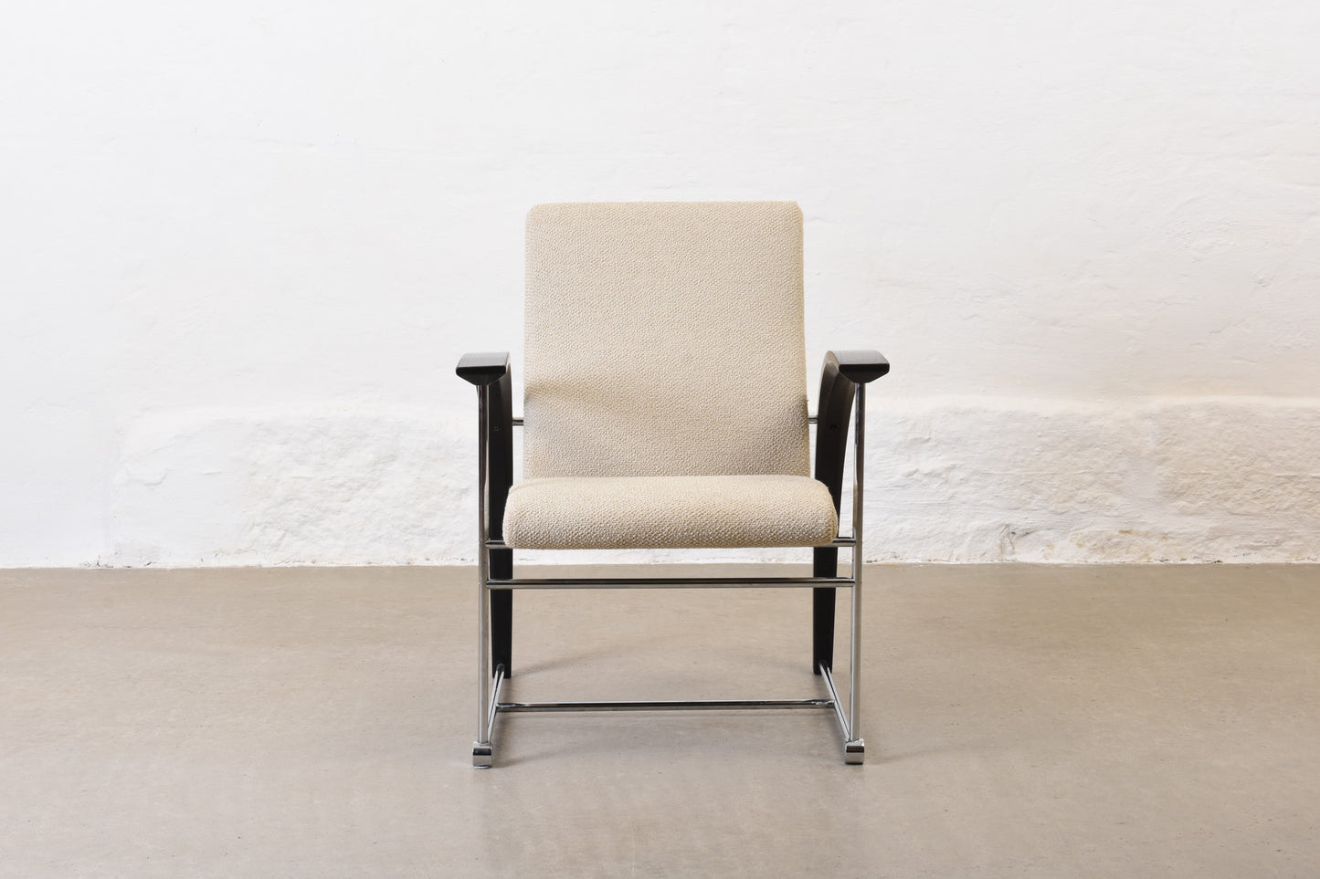 Newly reupholstered: 1990s 'Tres' lounger by Olav Eldøy