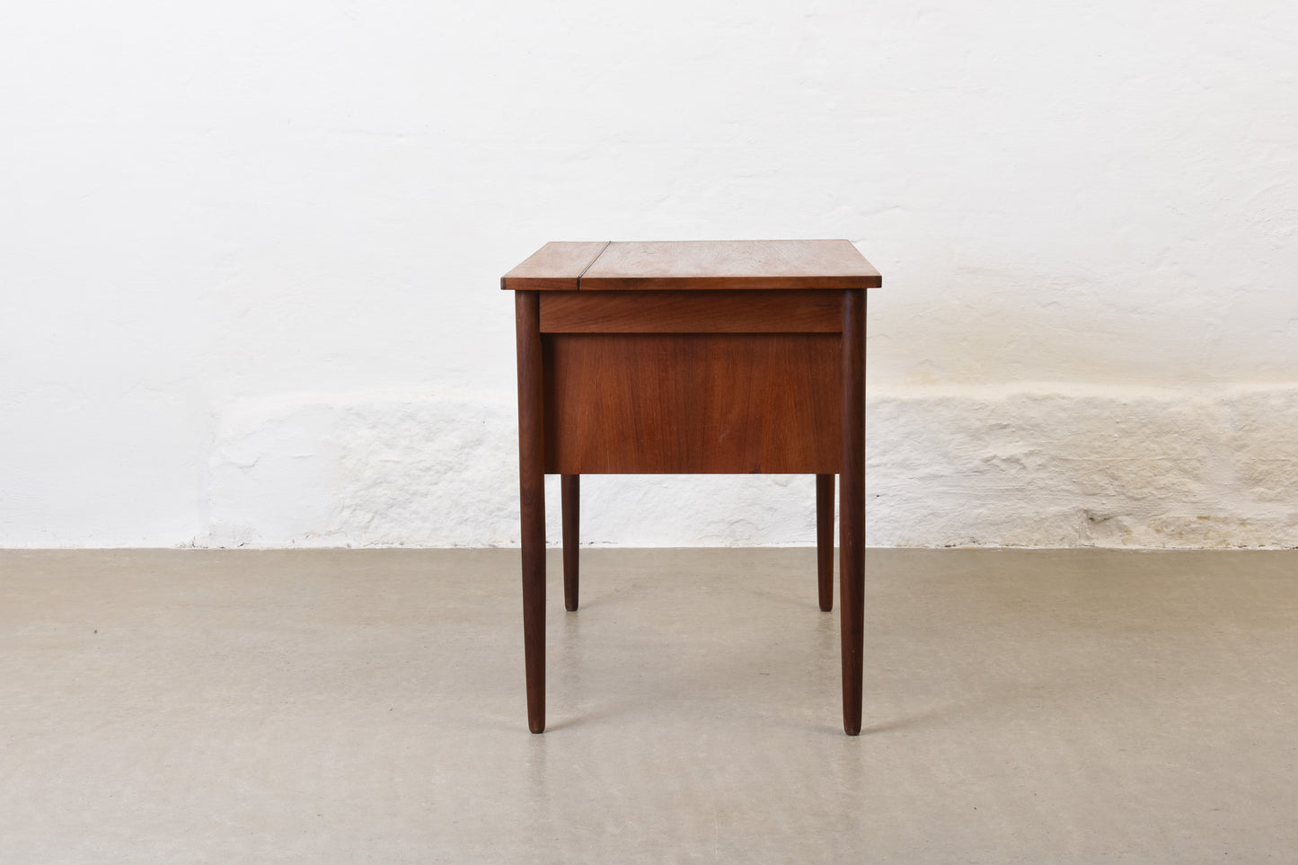 1960s single pedestal teak desk