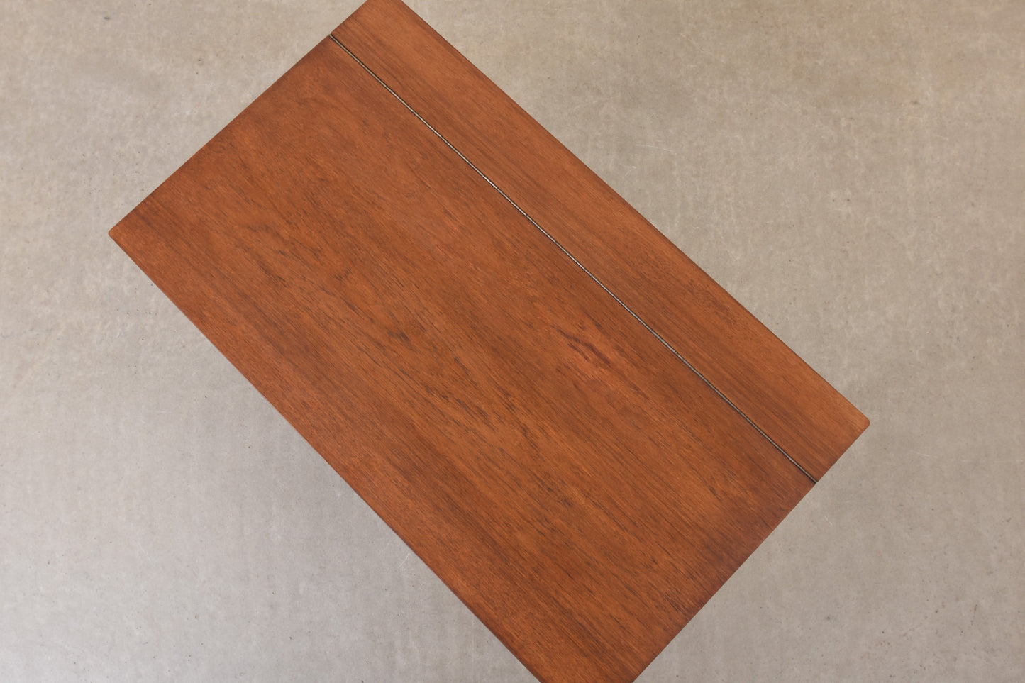 1960s single pedestal teak desk