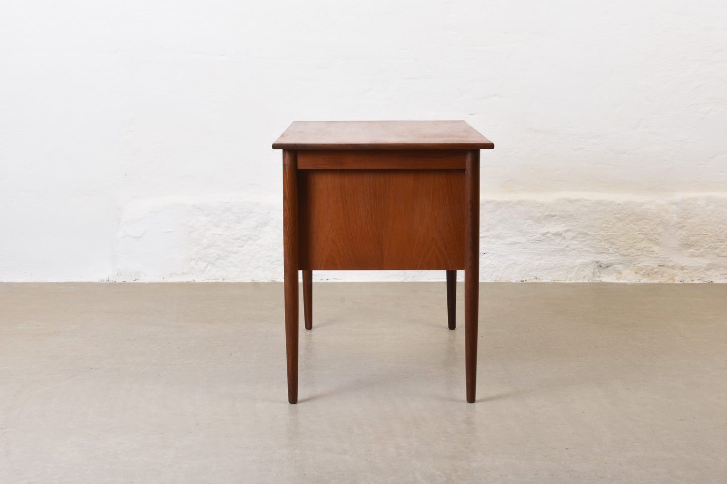 1960s single pedestal teak desk no. 1