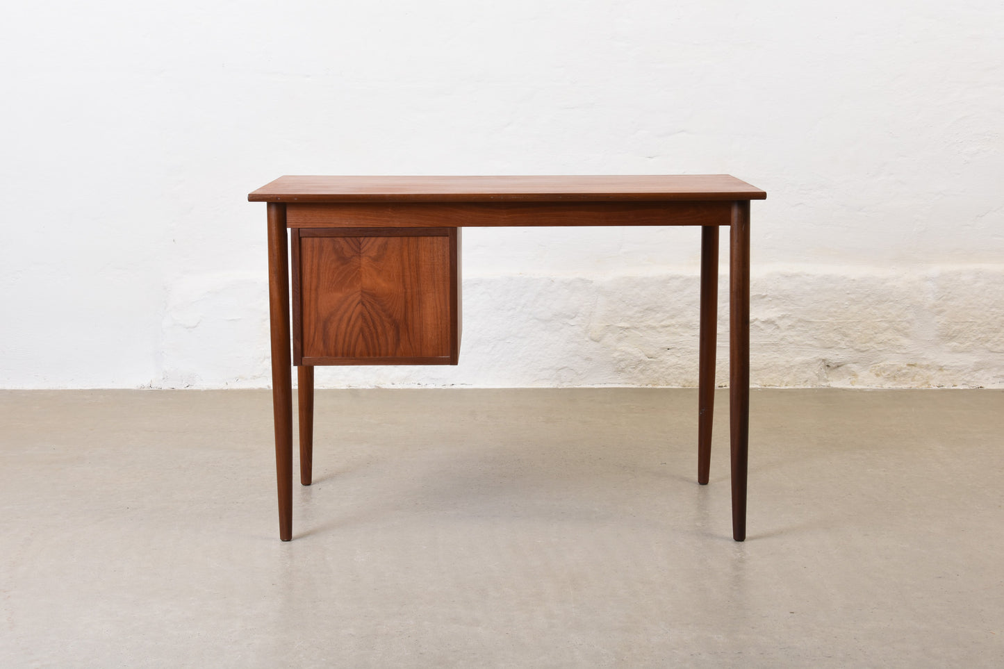 1960s single pedestal teak desk no. 1