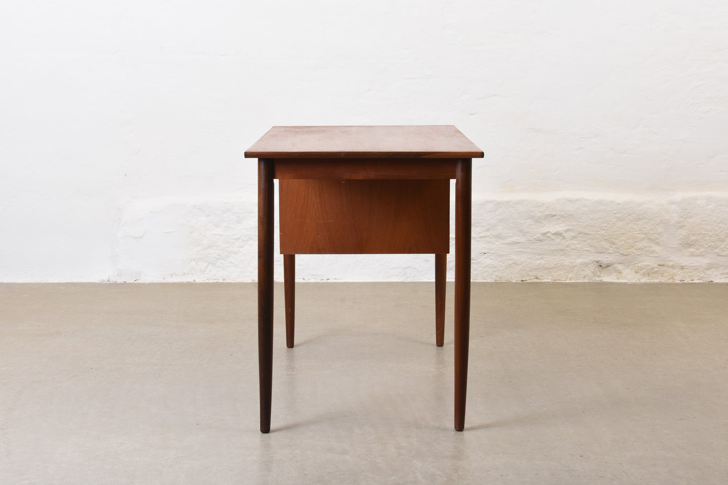 1960s single pedestal teak desk no. 1