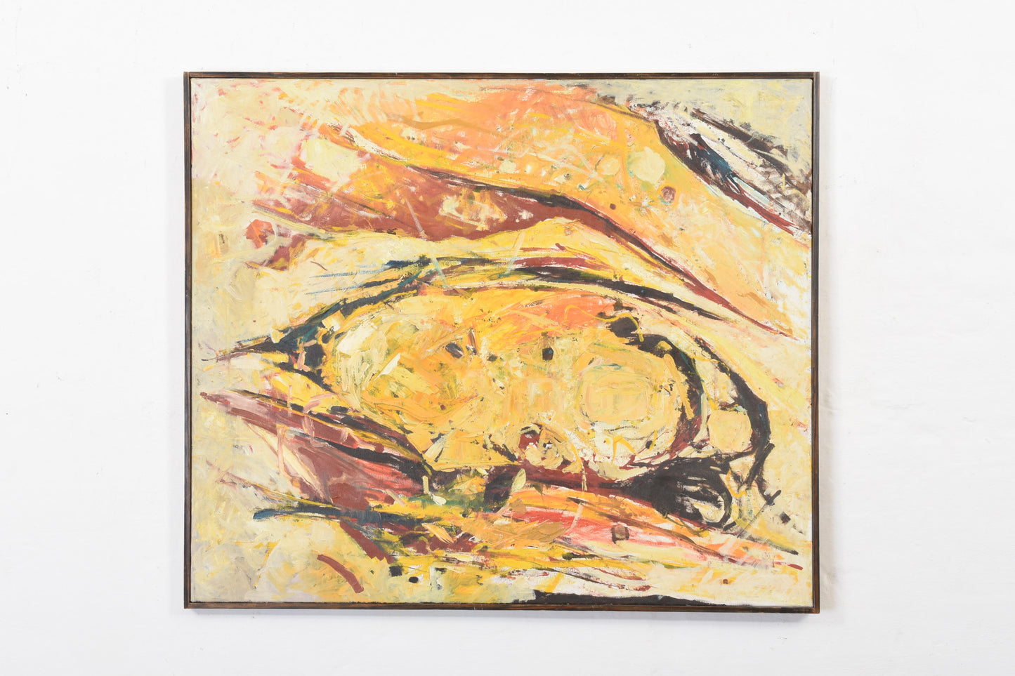 Oil painting by Jens Kromann - 1976