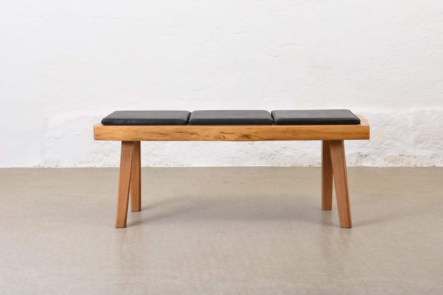 1970s Swedish pine bench