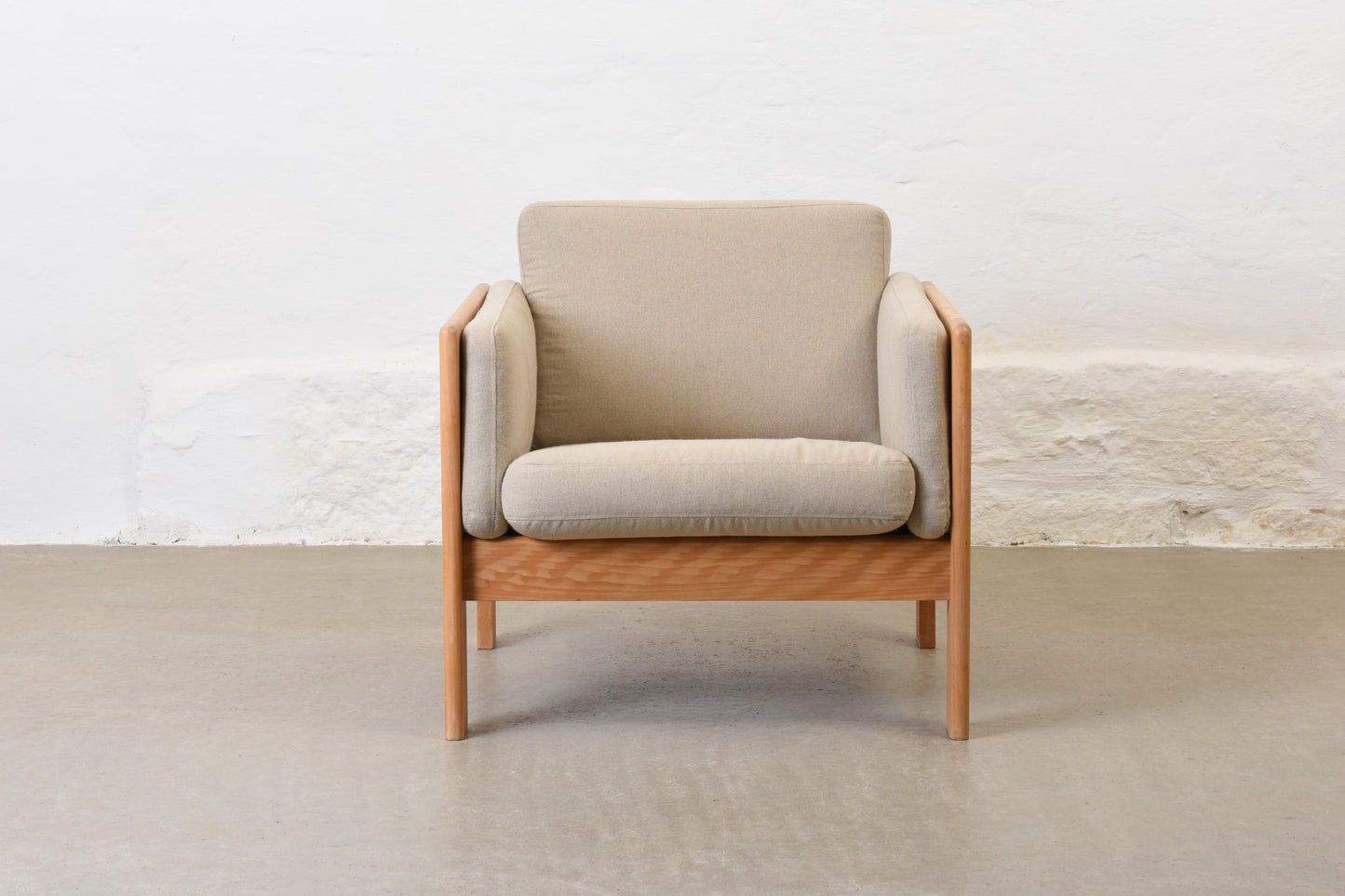 Newly reupholstered: 1970s lounger by Rud Thygesen + Johnny Sørensen