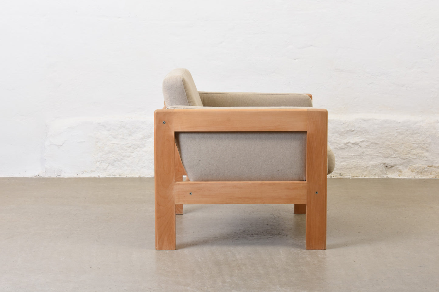 Newly reupholstered: 1970s lounger by Rud Thygesen + Johnny Sørensen