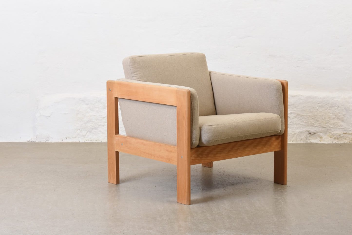 Newly reupholstered: 1970s lounger by Rud Thygesen + Johnny Sørensen