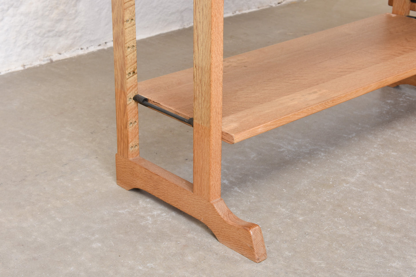 Save £200: 1970s shelving system in oak by Henning Kjærnulf