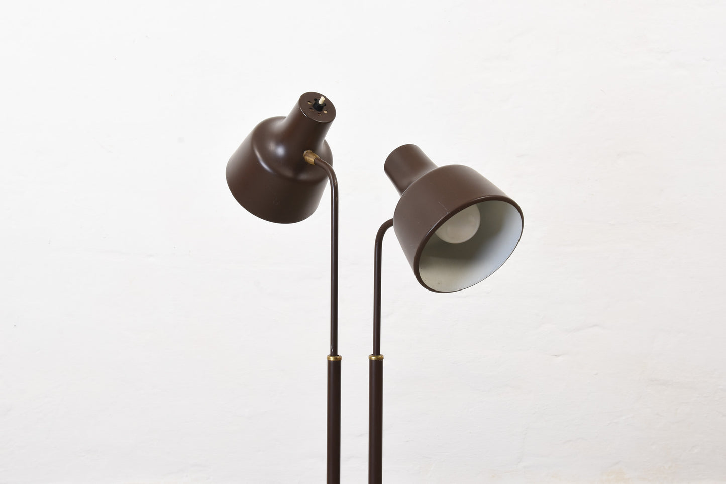 1970s twin-headed floor lamp by Dansa Lamp