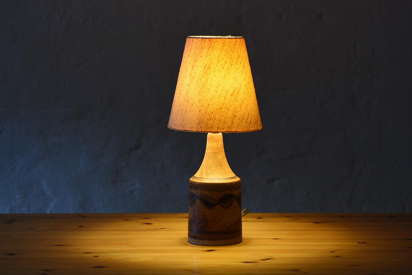 1970s table lamp by Bjørn Keramik