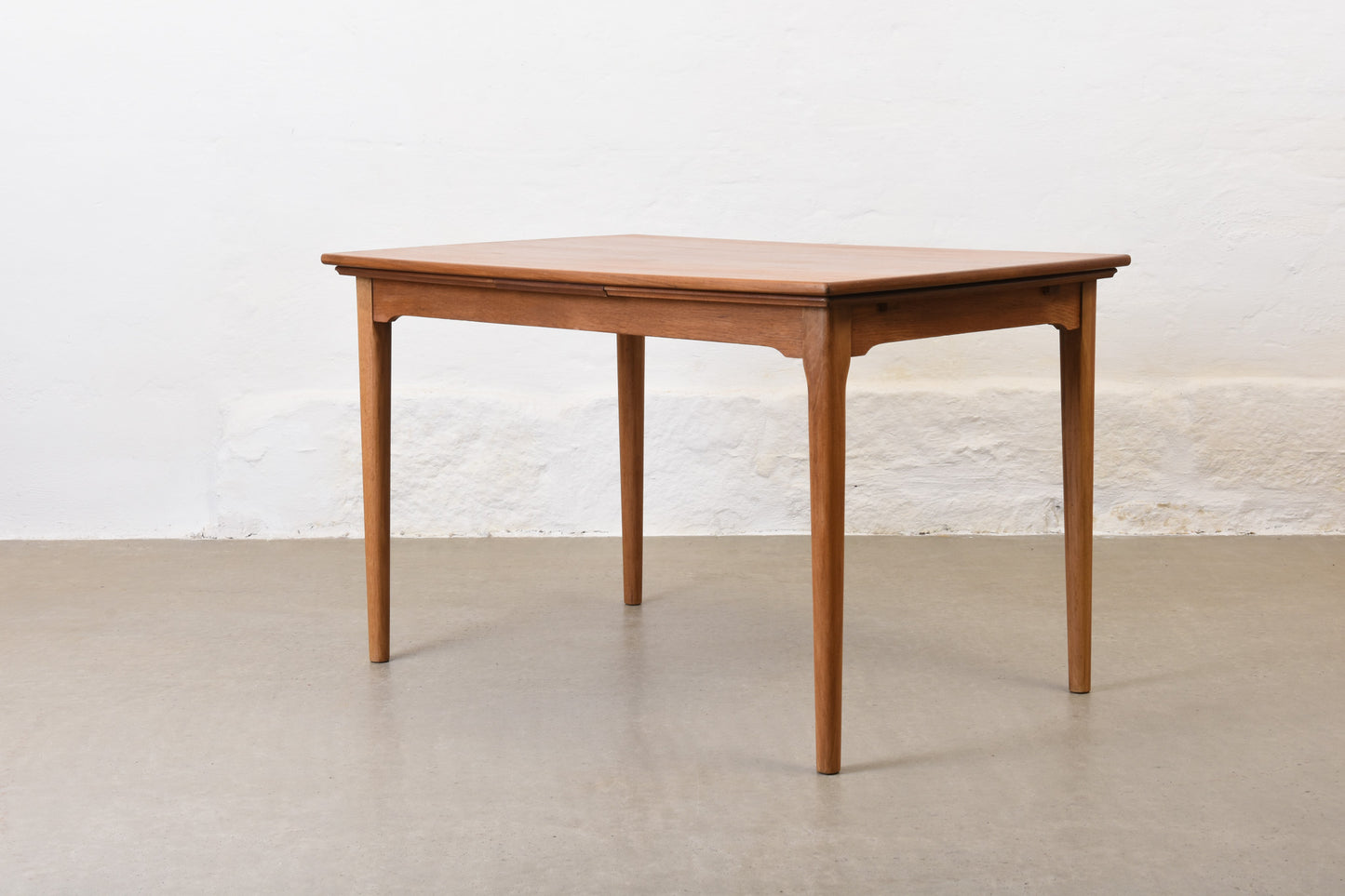 1950s extending dining table in teak