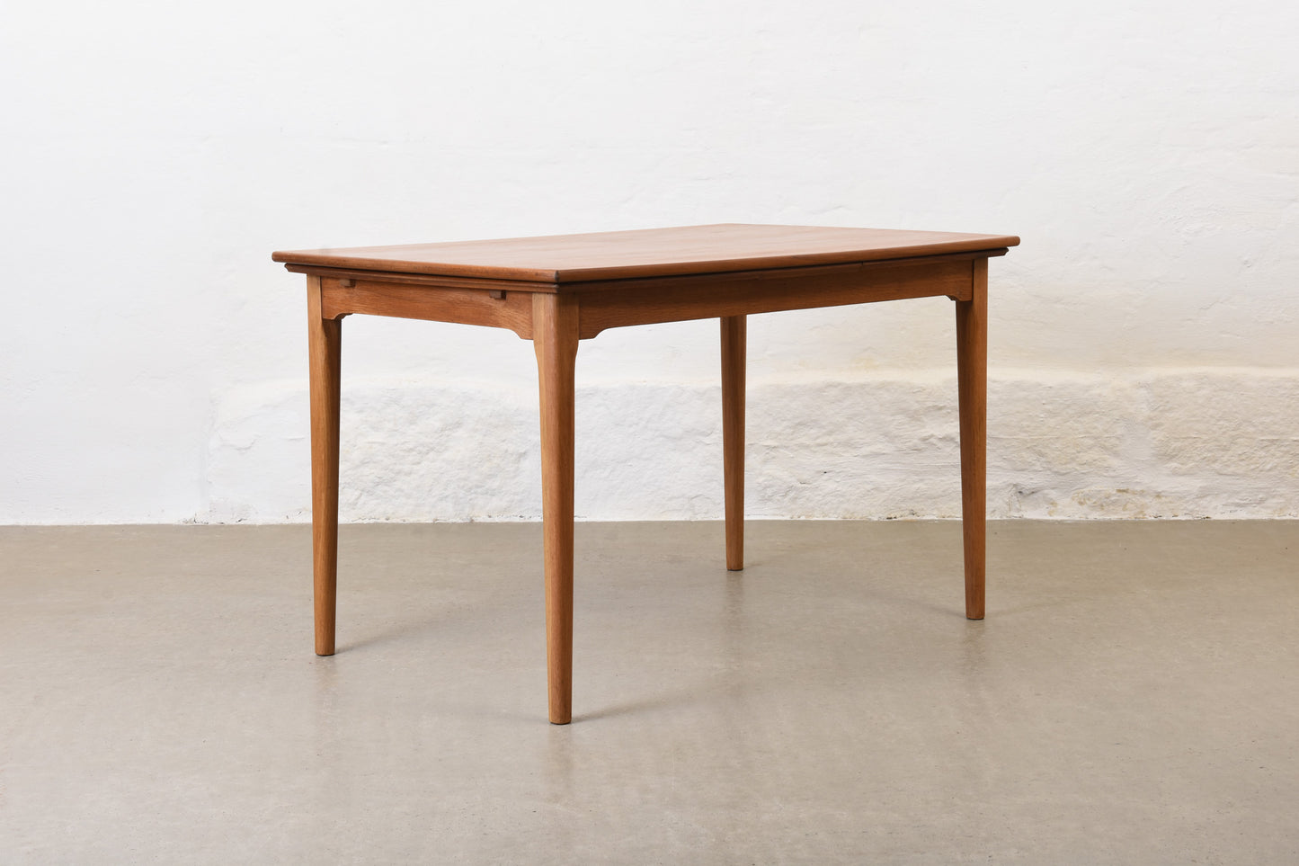 1950s extending dining table in teak