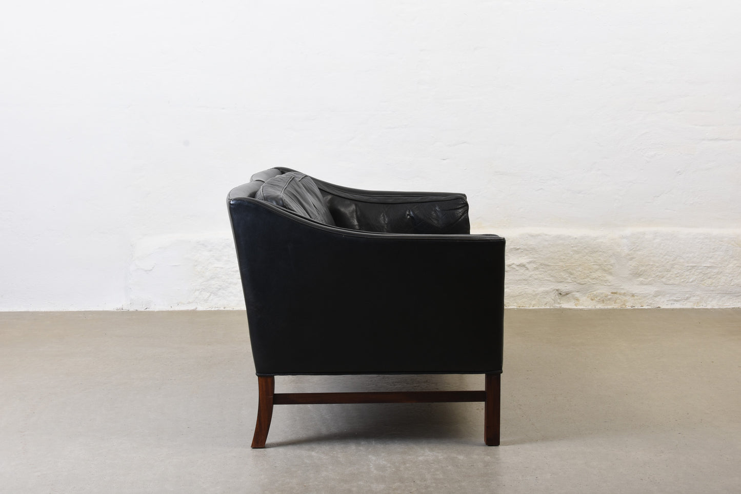 Save £150: 1970s leather two seater by Grandt Design