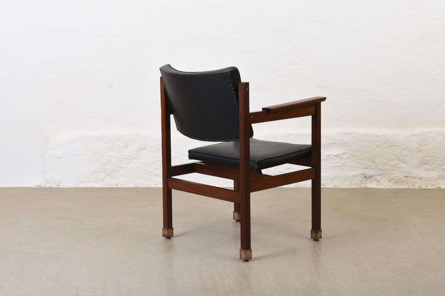 1950s cabinetmakers armchair in mahogany