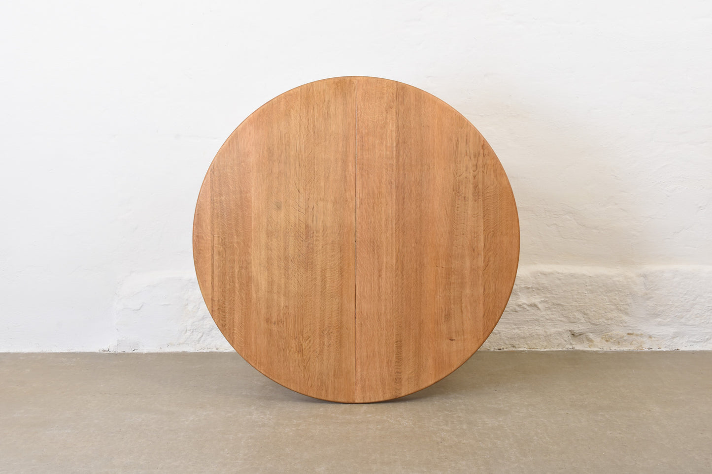 1970s extending oak dining table by Henning Kjærnulf