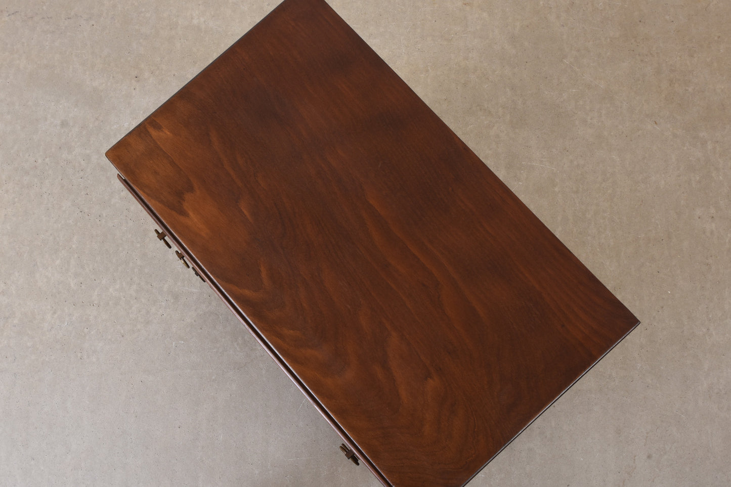 1940s chest of drawers in stained birch