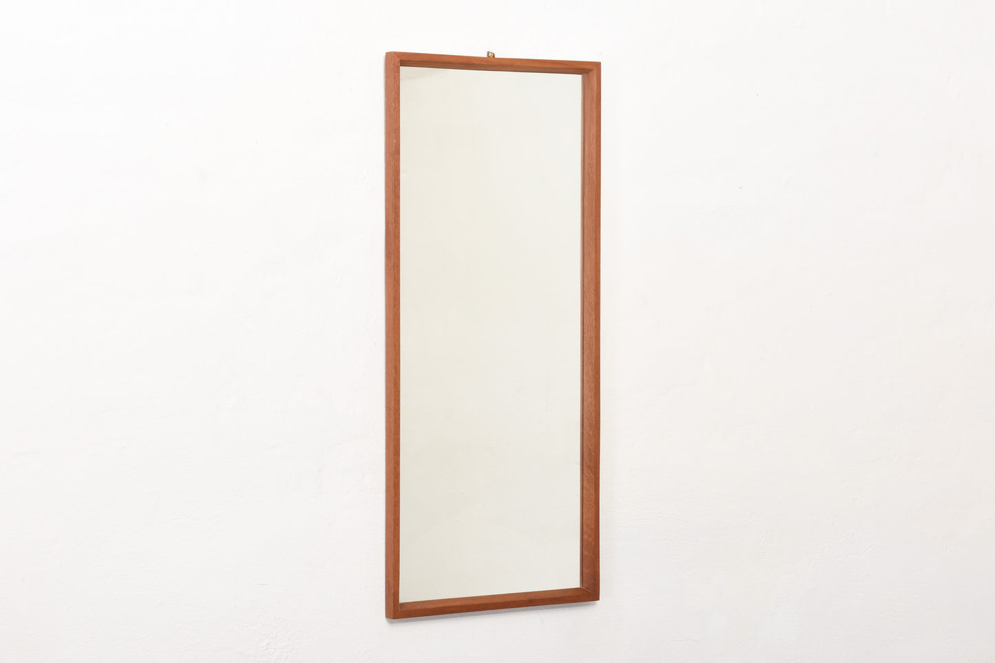1960s teak mirror - 75H cm