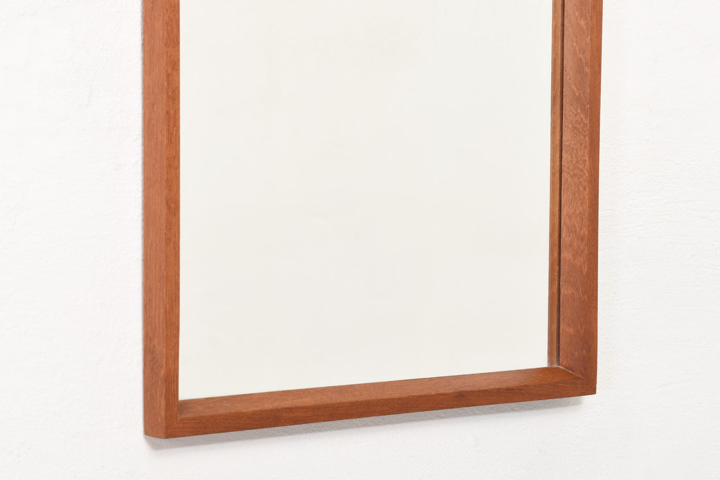 1960s teak mirror - 75H cm