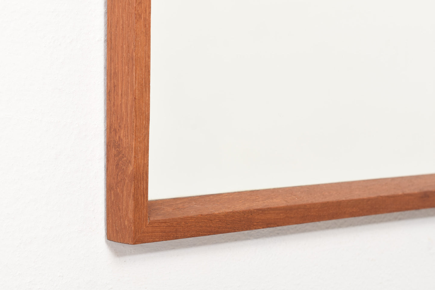1960s teak mirror - 75H cm