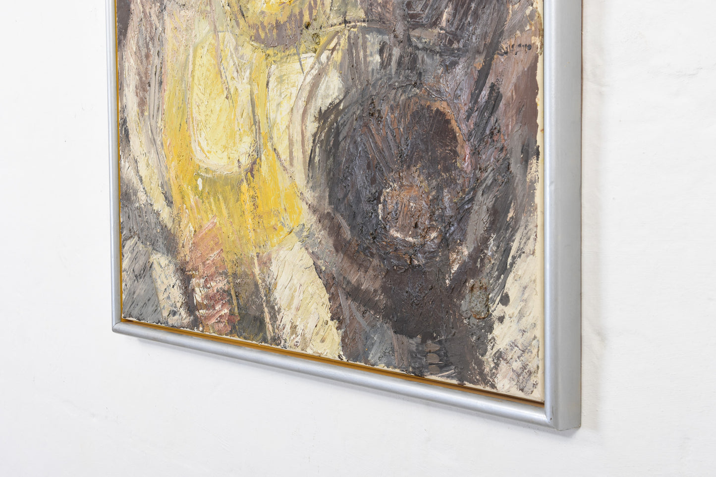 Oil painting by Paul Janus Ipsen - 1963