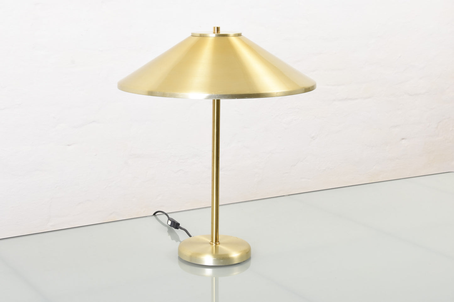 1970s brass table lamp by Vitrika