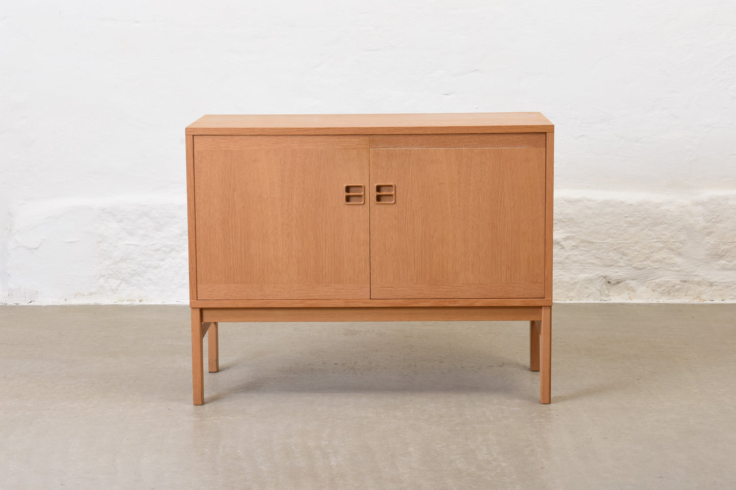 1960s short oak sideboard by Bogeryds Möbelfabrik