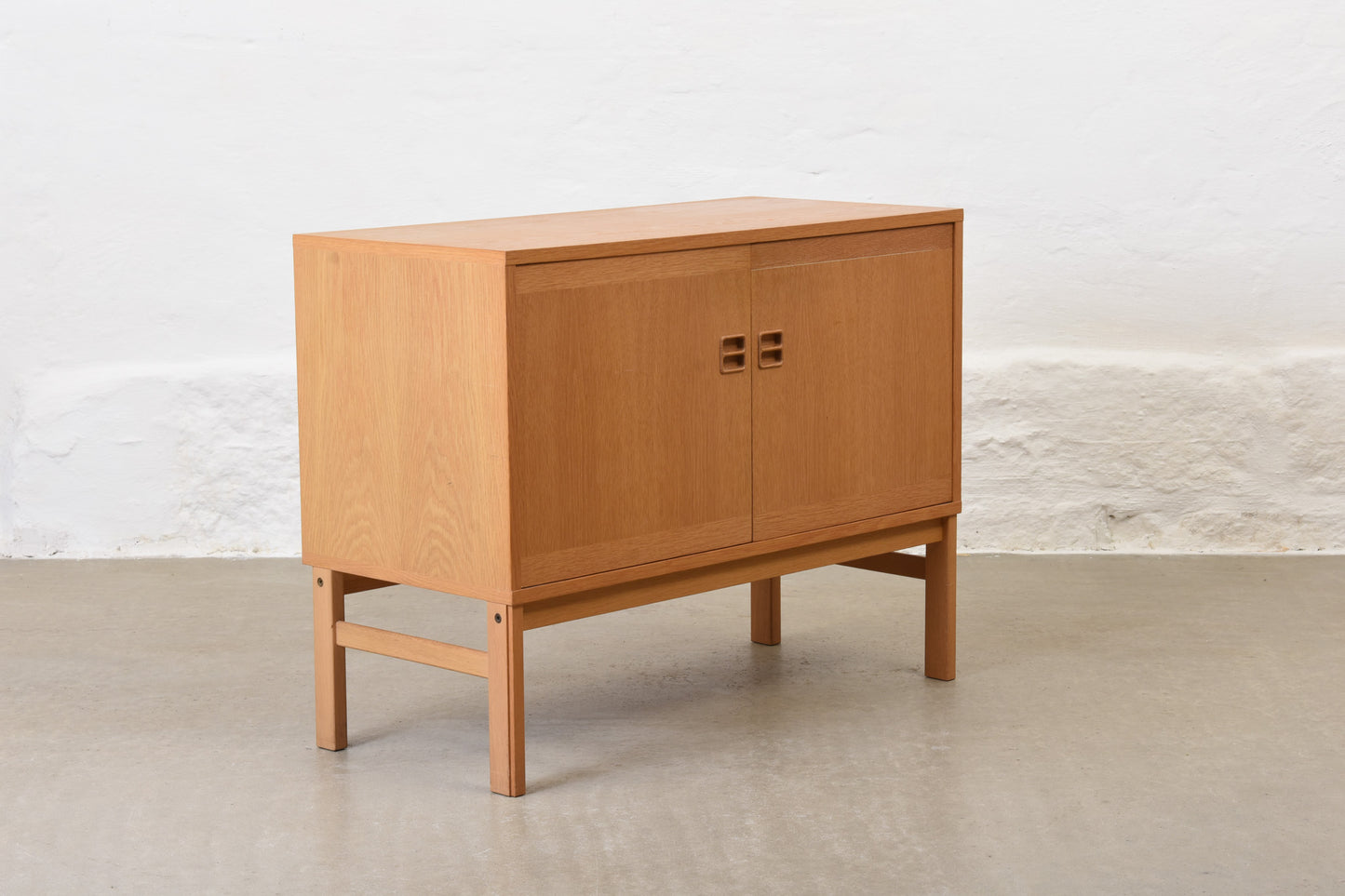 1960s short oak sideboard by Bogeryds Möbelfabrik
