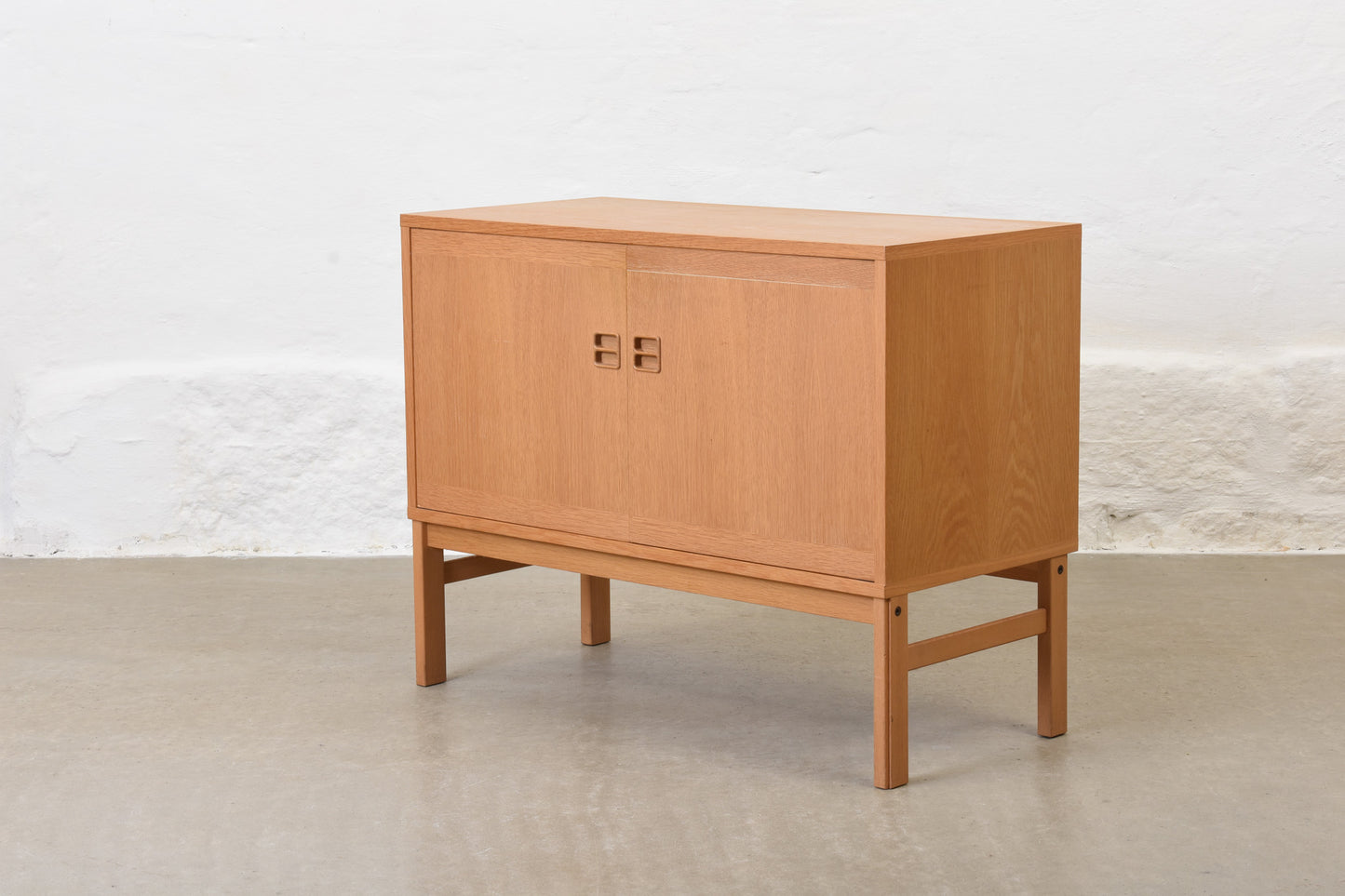 1960s short oak sideboard by Bogeryds Möbelfabrik