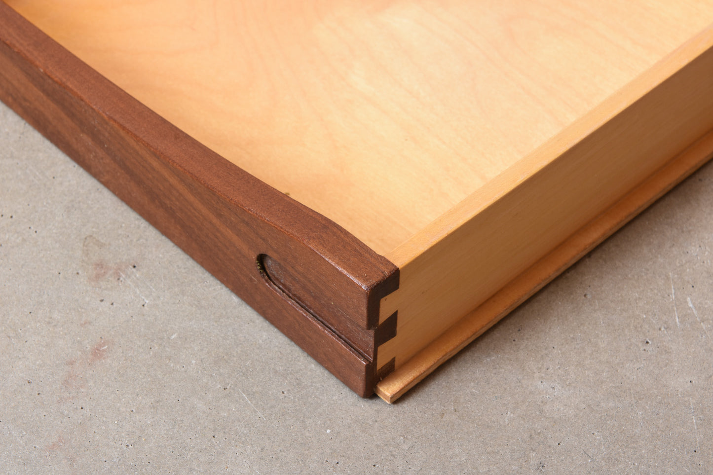 1960s teak archive cabinet on metal base