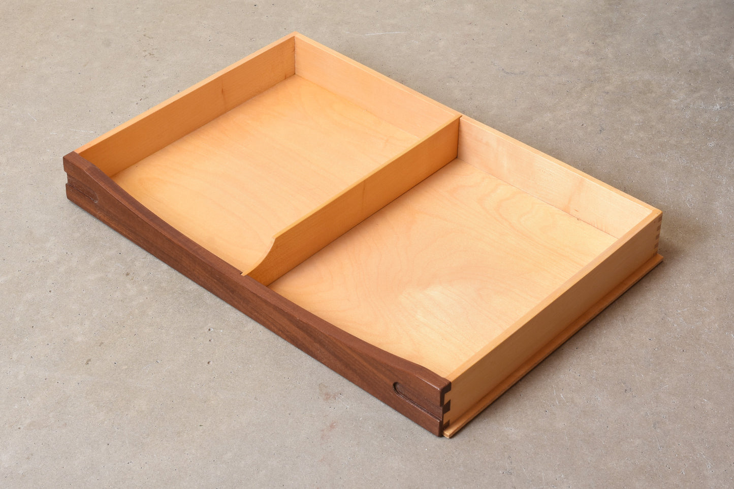 1960s teak archive cabinet on metal base