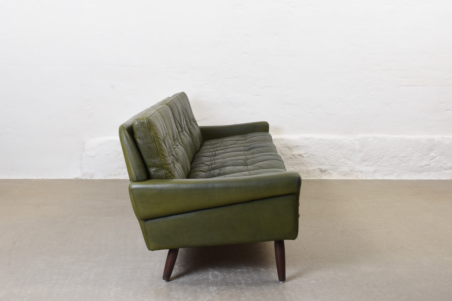 1960s leather four seater by Skippers Møbler