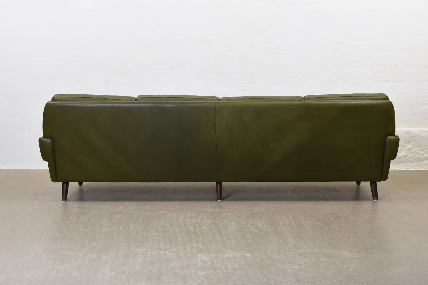1960s leather four seater by Skippers Møbler