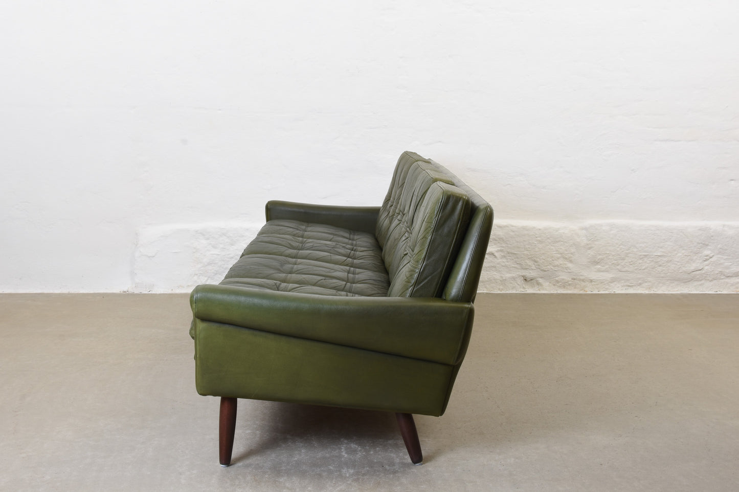 1960s leather four seater by Skippers Møbler