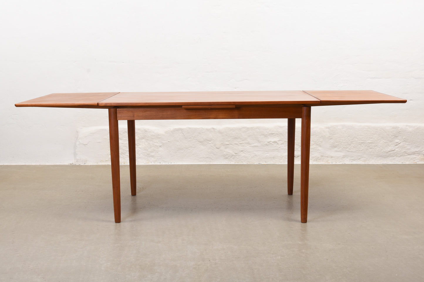1960s extending dining table in teak