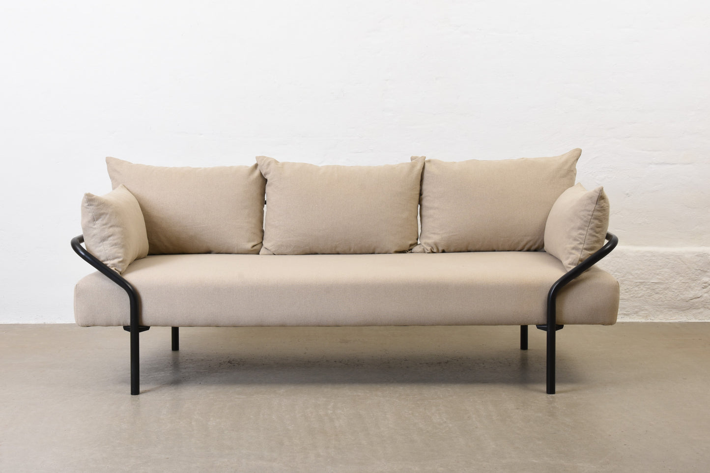 Newly reupholstered: 1980s Swedish daybed