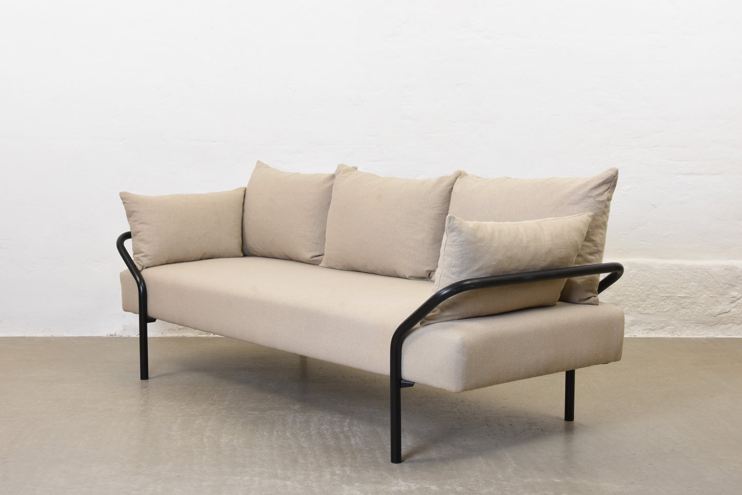 Newly reupholstered: 1980s Swedish daybed