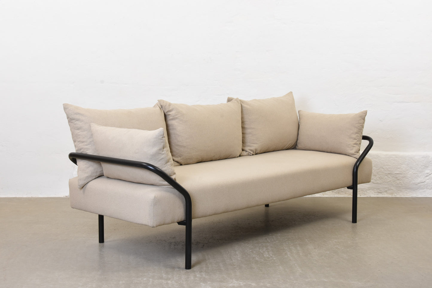 Newly reupholstered: 1980s Swedish daybed